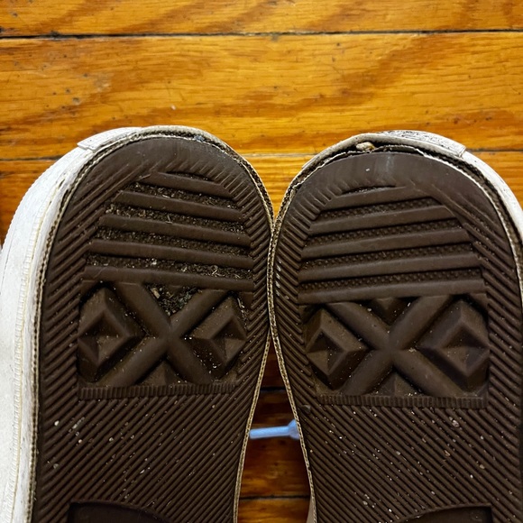 Very good used Converse Play Comme des Garçons white size mens 5 - Picture 4 of 4